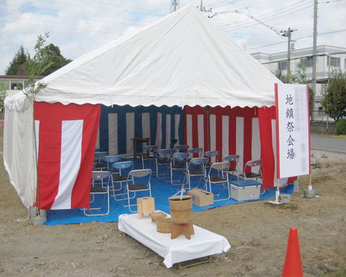 3K×4Kテント地鎮祭基本セット